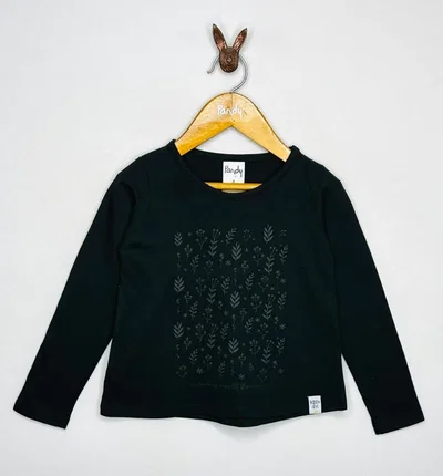 PROMO Remera nena flores puff - 24236