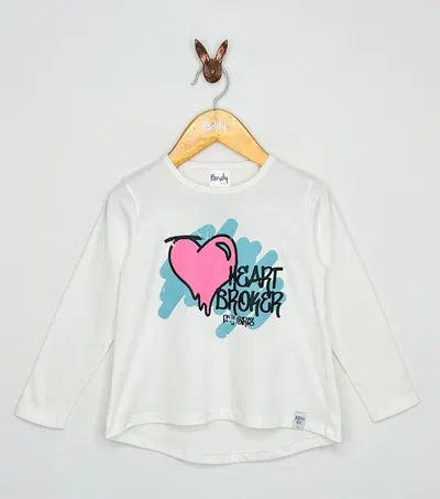 Remera nena panchi heart - 23221