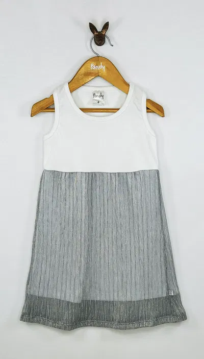 Vestido nena plisado lurex - 25743