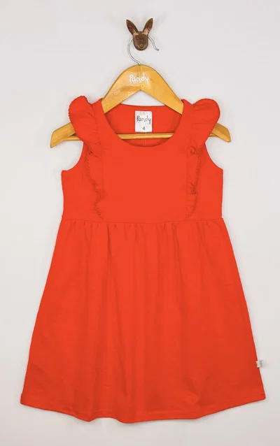 Vestido nena flame volado - 25775