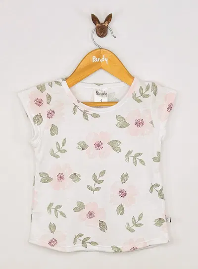 Remera nena flores aquarela - 25776