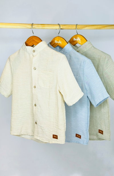Camisa bebe Mao Lino - 25593