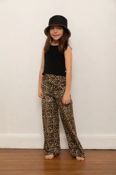 Pantalon nena animal print gabardina - 24743