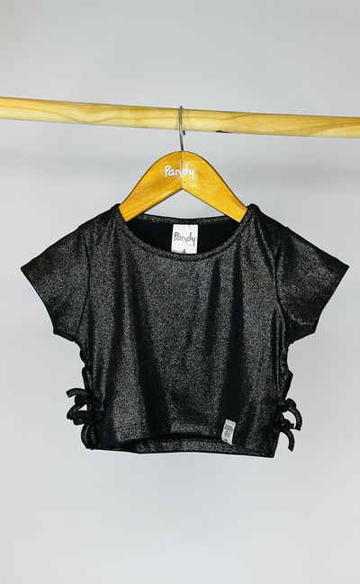 Remera nena Lurex moñitos - 25763