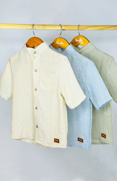 Camisa nene Mao Lino - 25638