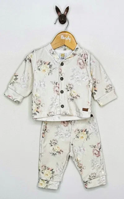 Conjunto minimo plush flores - 25069