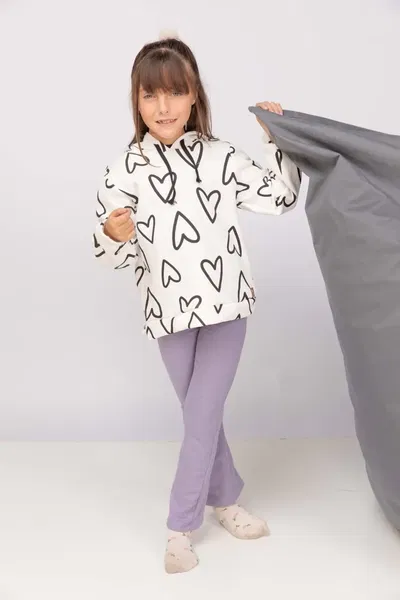 Buzo nena frisa corazon - 25236