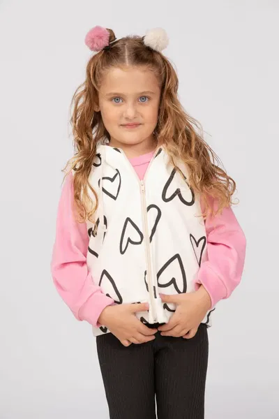 Chaleco nena frisa corzones - 25233