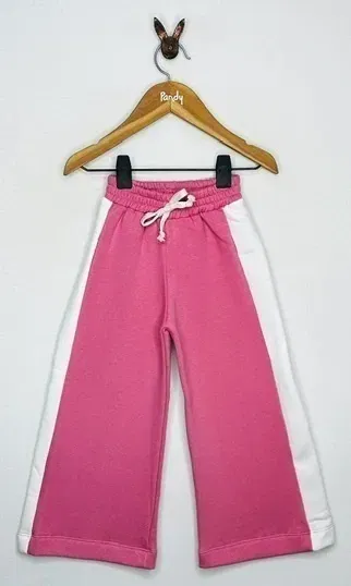 Pantalon nena frisa ancho con tira - 24240