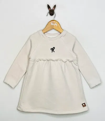 Vestido nena beba frisa con moñito - 25049