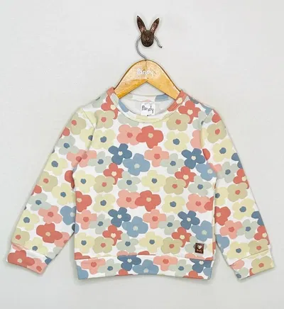 Buzo nena frisa flores - 25244