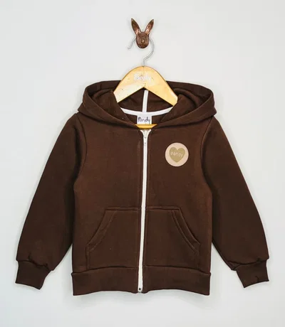 Campera nena frisa con capucha - 141/23227