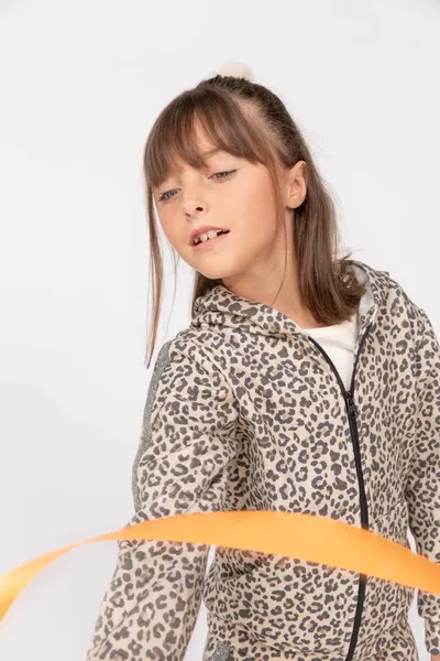 Campera nena frisa tira lurex - 25230