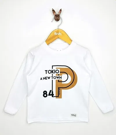 Remera nene jersey con estampa - 22131