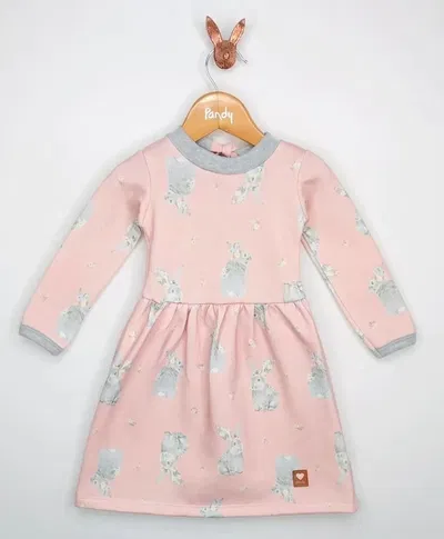 Vestido nena/beba friza conejos- 21058