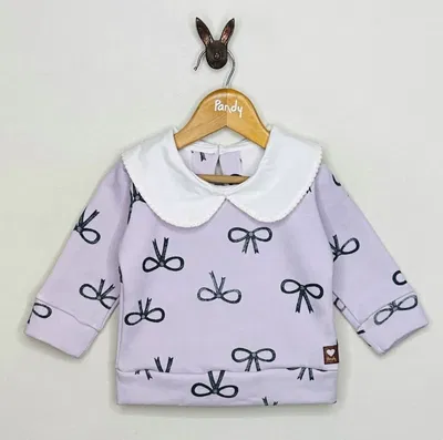 Buzo beba frisa moñitos cuello - 25064