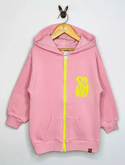 Campera nena oversized fluo -  24238