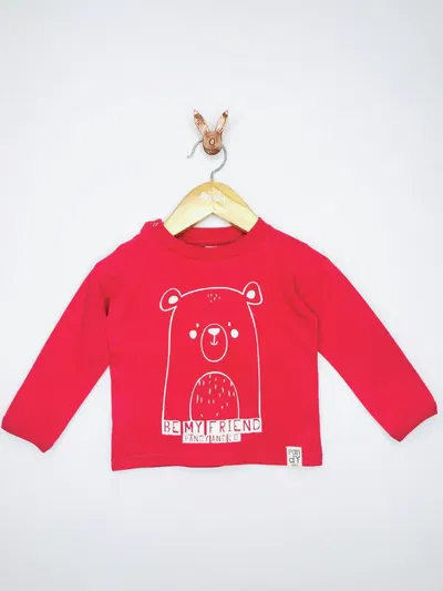 Remera Bebe lisa con estampa - 10052