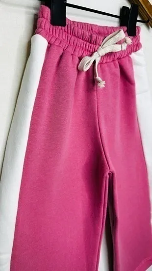 Pantalon nena frisa ancho con tira - 24240