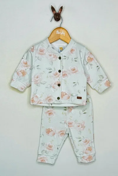 PROMO Conjunto minimo floreado plush - 24508
