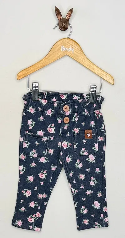 Pantalon beba friza lolita flores- 22024