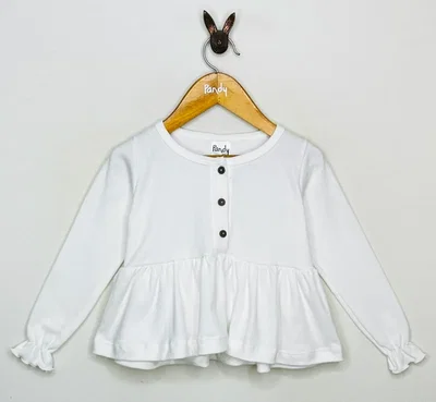 Remera beba sensitive con volados - 25051