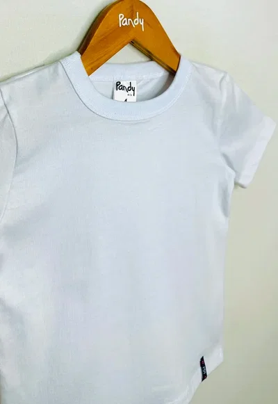 Remera colegial jersey blanco - 109