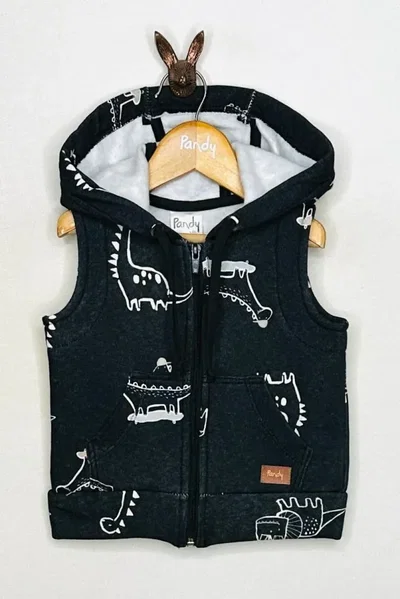 Chaleco bebe frisa dinos - 25078
