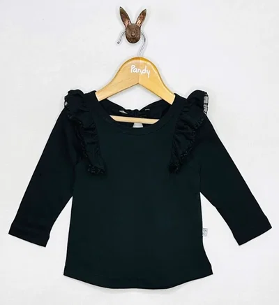 Remera beba soft puntilla - 25006