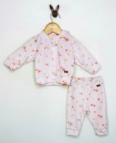Conjunto minimo plush flores - 24034