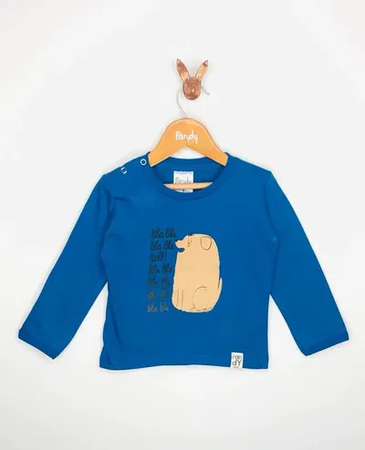 Remera Bebe lisa con estampa - 21094