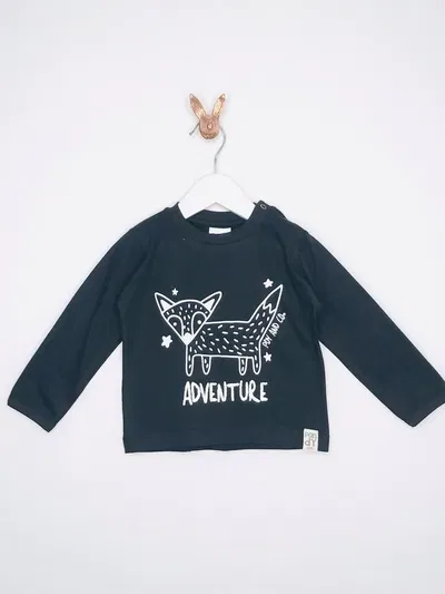 Remera bebe lisa con estampa - 20067