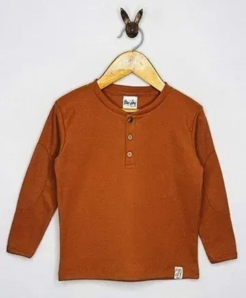 Remera nene waffle coderas botones - 24115