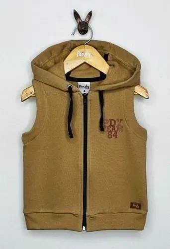 Chaleco nene frisa estampado - 24110