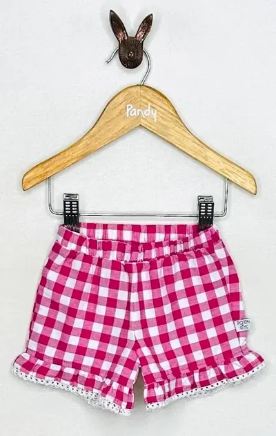 SEGUNDA Short beba vichy puntilla - Segunda