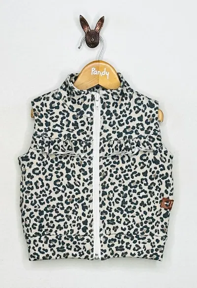 Chaleco beba pony frisa animal print - 25088