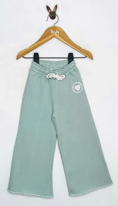 Pantalon nena frisa con alforza y estampa - 25240