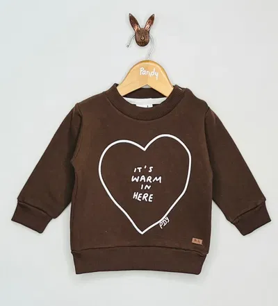 Buzo Beba liso con estampa glitter - 23039