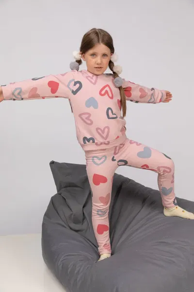 Calza nena frisa corazon - 25226