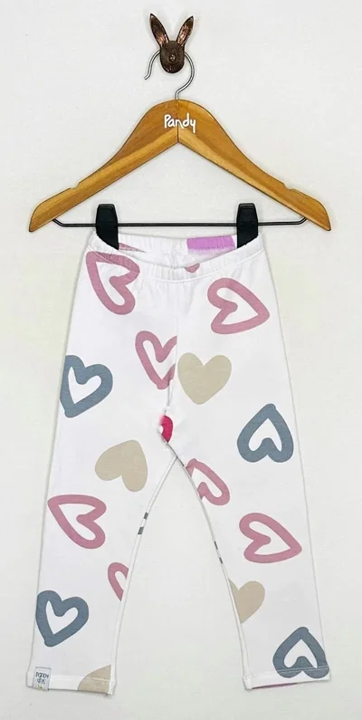 PROMO Calza nena frisa corazon - 25226