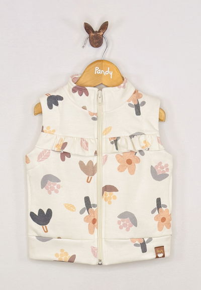 Chaleco beba estampa flores - 26010