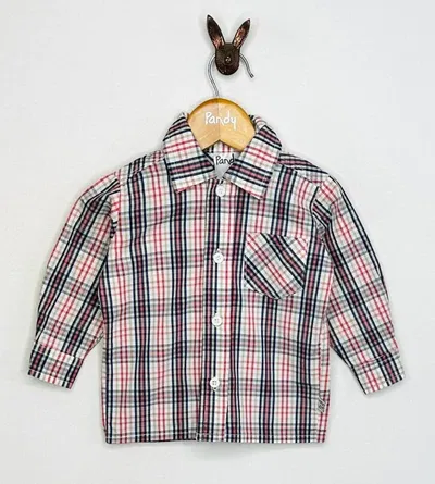 Camisa bebe poplin cuadrille -  19044