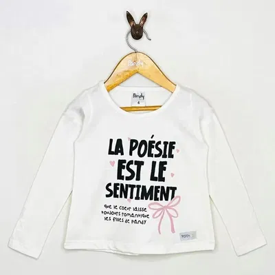 SEGUNDA Remera nena sentiment - S25221