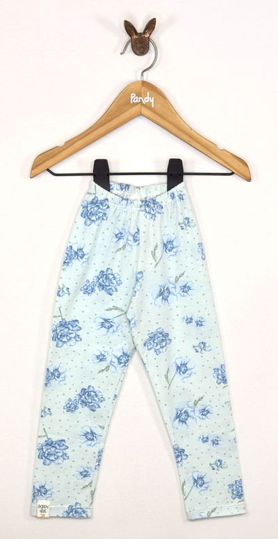Calza Nena estampada flores celestes - 001 AP