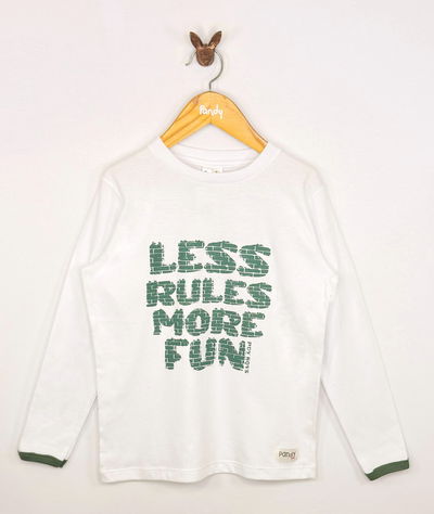 Remera nene less rules - 22129