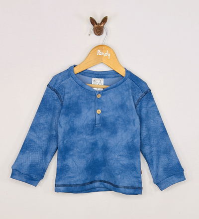 Remera bebe waffle botones - 26014