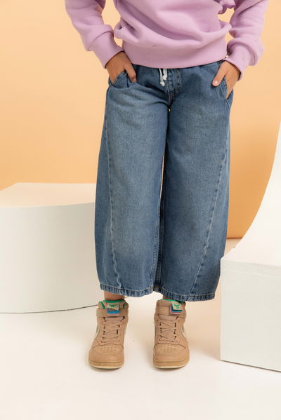 Jean nena Baggy gastado - 26214