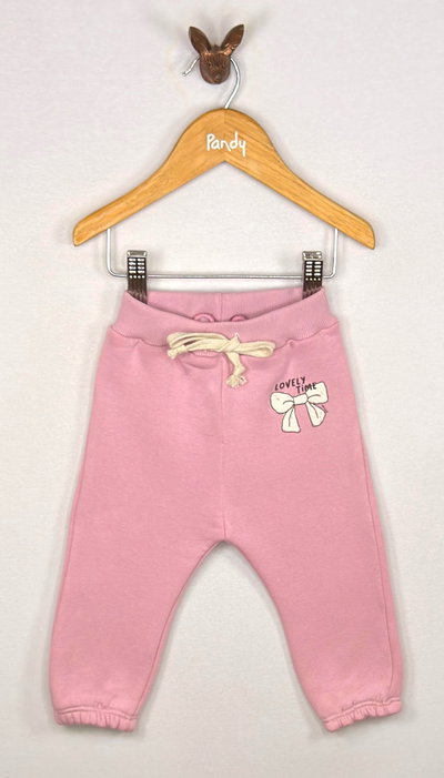 Pantalón Beba frisa estampa BOW - 26020