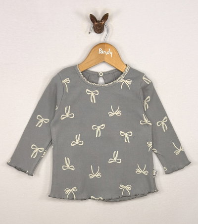 Remera Beba morley estampado - 26048