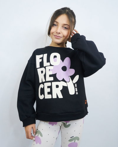 Buzo nena frisa florecer - 26238
